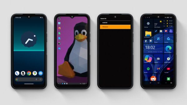 Este celular roda Android, Windows 11 e Linux e quer substituir seu notebook