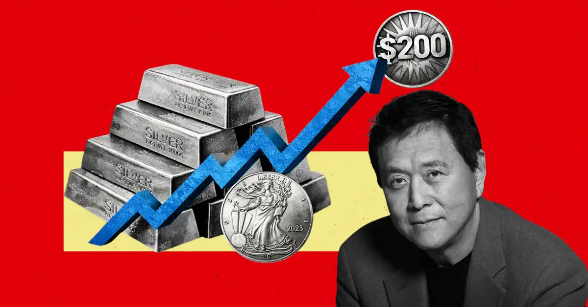 “O preço da prata pode chegar a US$ 200 em 2026”, diz Robert Kiyosaki
