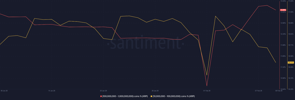 Mega baleias viraram baixistas: US$ 1,00 é o nível de risco real para o preço do XRP?