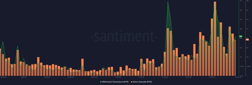Dados criptográficos KITE na cadeia sinalizam expansão agressiva à medida que a atividade das baleias e o aumento de volume