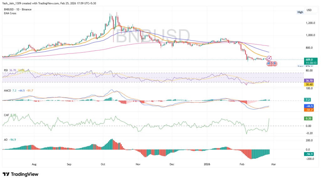 O preço do Binance Coin BNB esfria após superaquecimento do volume: US$ 400 é a meta real?