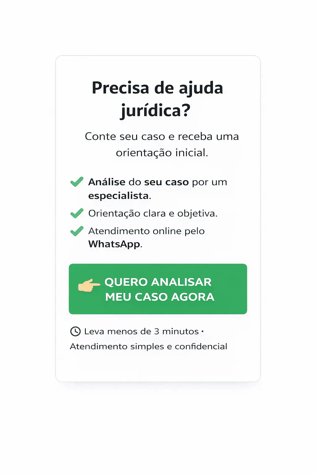 Fale com advogado especialista