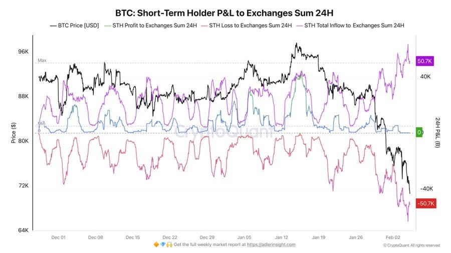 detentor de curto prazo de bitcoin