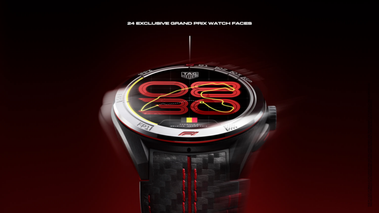 Tag Heuer lança smartwatch de titânio com tema da Formula 1; veja fotos