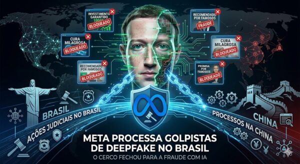 Meta Processa Golpistas de Deepfake no Brasil e China