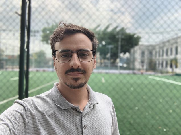 Moto G86 - C&acirc;mera frontal / modo retrato