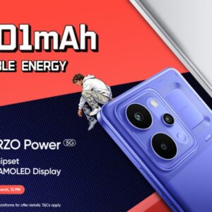 Realme lança mais um celular com bateria gigante de 10.001 mAh; veja