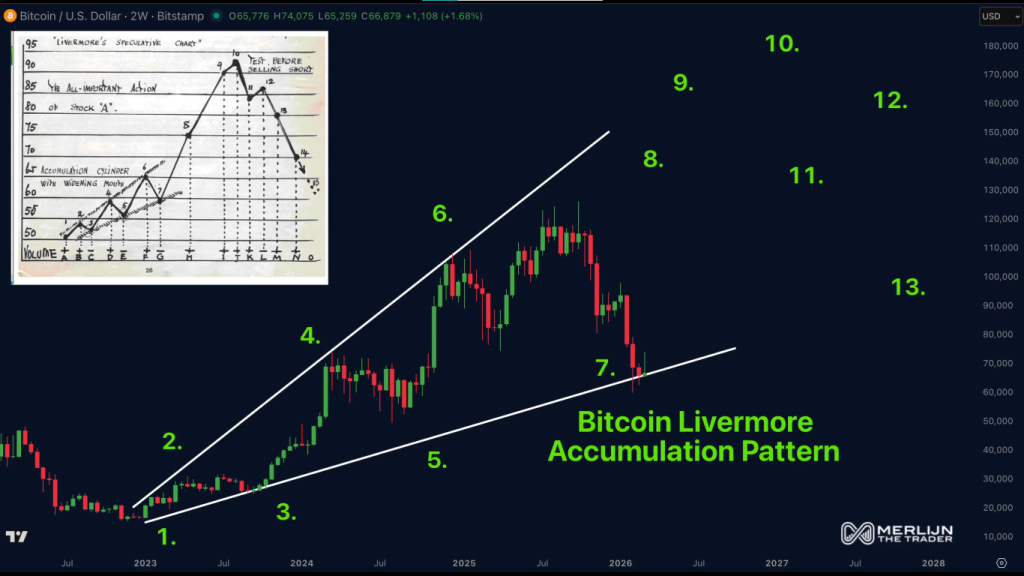 O preço do Bitcoin mantém níveis importantes à medida que a estratégia compra US$ 1,28 bilhão em BTC e o padrão centenário ressurge