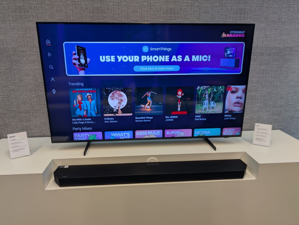 TV Samsung karaokê