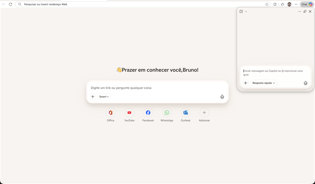 Modo Copilot no Edge