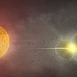 Astrônomos flagram colisão violenta "ao vivo" entre dois planetas