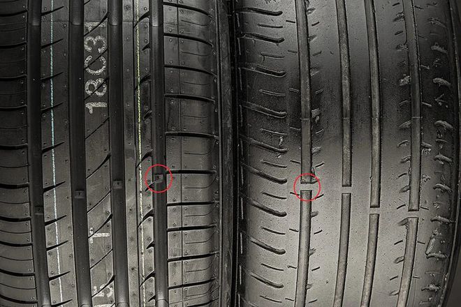 Indicação TWI do pneu