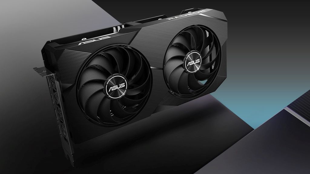 Imagem da GPU ASUS RX 7600