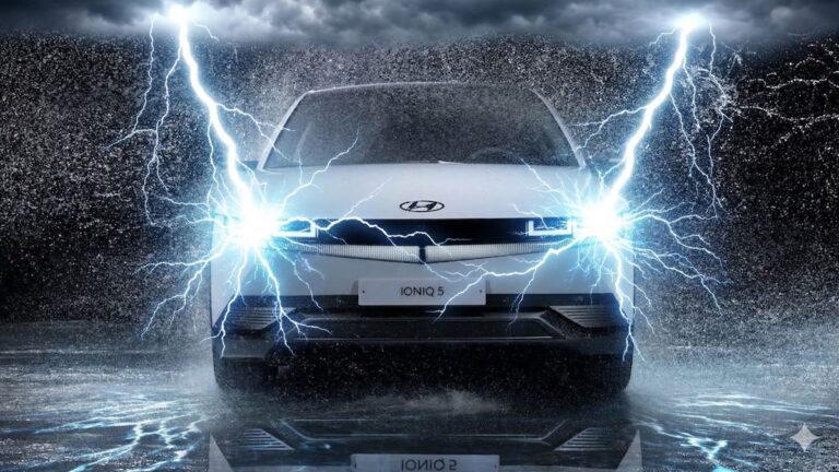 Posso ser eletrocutado se um raio atingir o carro elétrico? Ciência explica