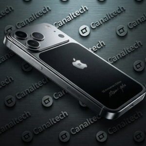 iPhone 17 Pro com pedaço da roupa de Steve Jobs dentro sai por R$ 50 mil