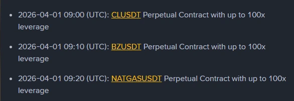 Binance lançará negociação de futuros perpétuos de petróleo bruto e gás natural