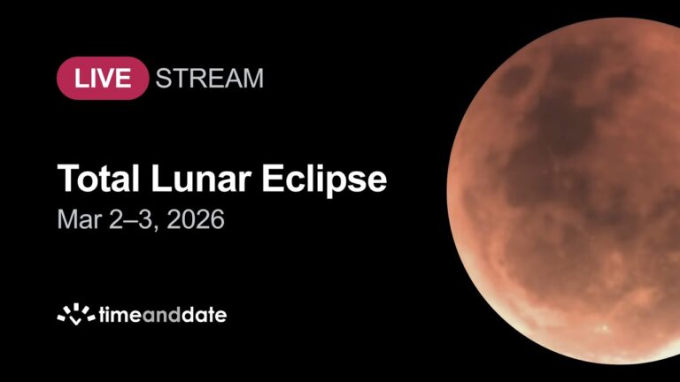 Assista ao eclipse lunar total da ‘lua de sangue’ em 3 de março com essas transmissões ao vivo gratuitas