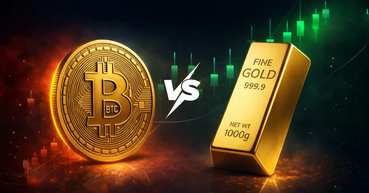 Bitcoin vs Gold vs S&P 500 é o ouro realmente superando o Bitcoin nos retornos