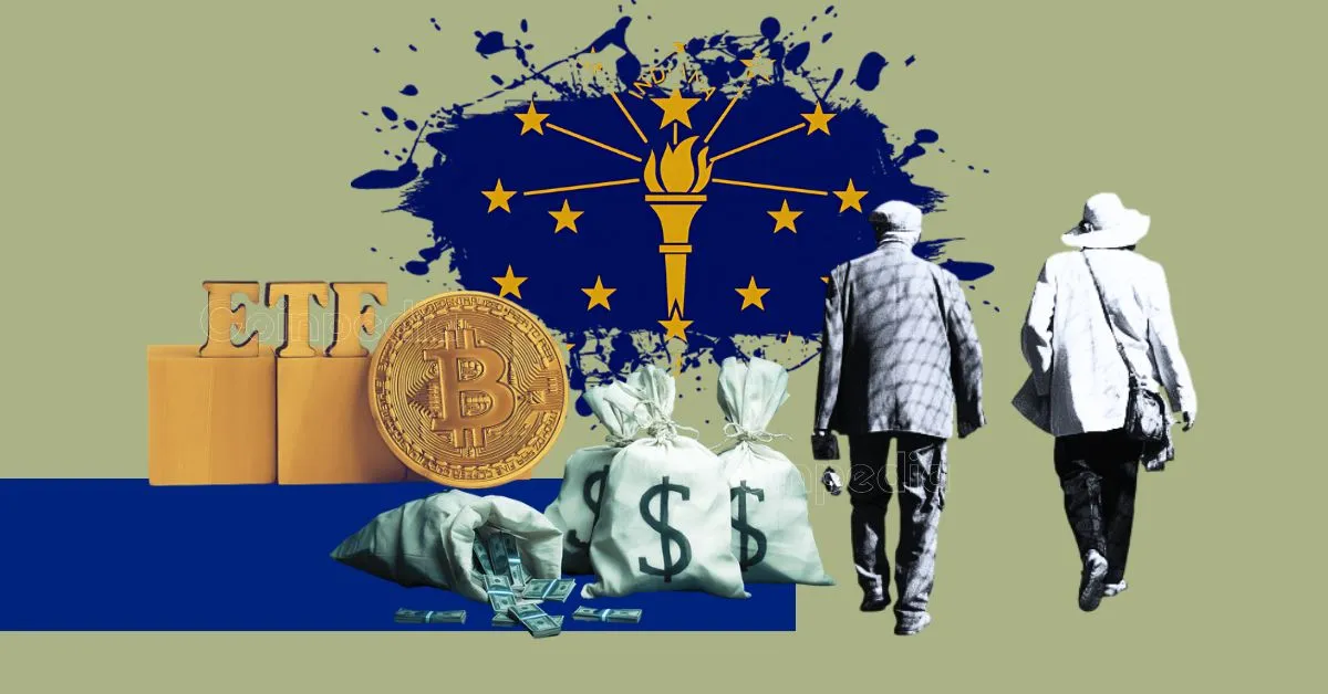 Novos ETFs Crypto Bill Bitcoin de Indiana para fundos de pensão