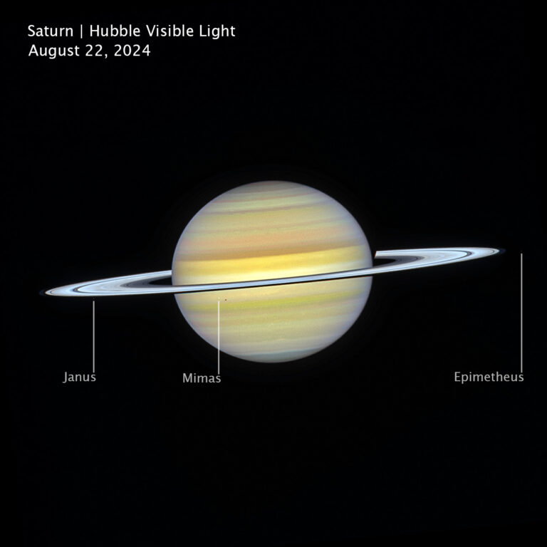 Novas imagens incríveis da NASA revelam Saturno sob uma nova luz - e tudo graças a uma equipe de telescópios de Webb e Hubble