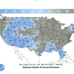 Previsão do tempo para o eclipse lunar total – Os céus dos EUA estarão limpos para a lua de sangue?