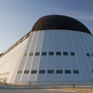 Projeto de restauração do Hangar One - NASA