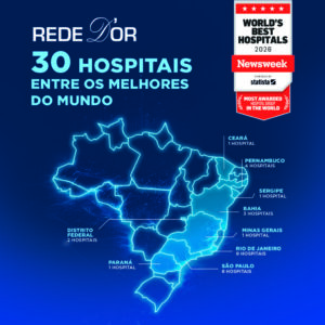 Ranking da Newsweek posiciona Rede D’Or como grupo mais premiado do mundo