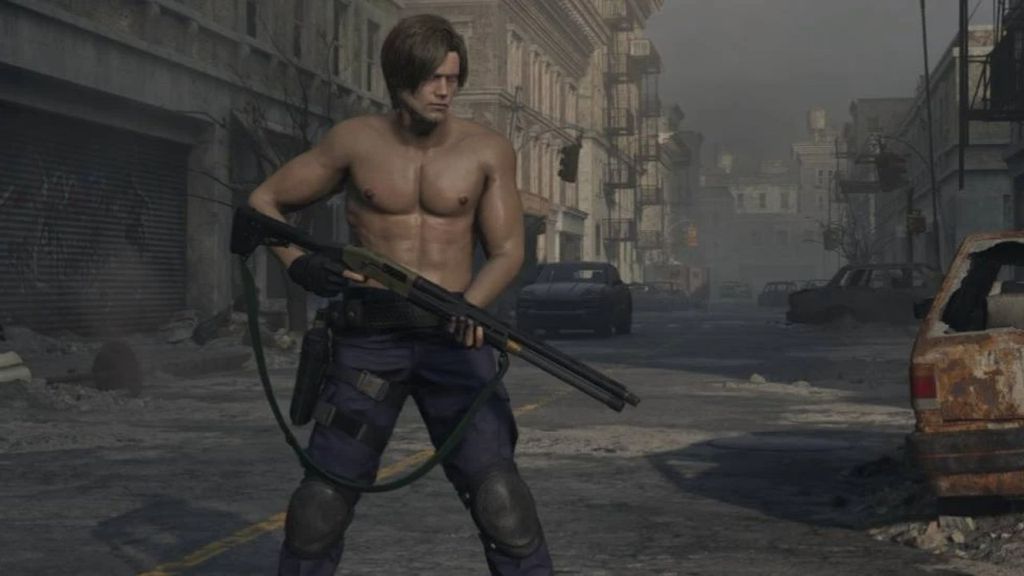 Imagem de Leon em Resident Evil Requiem
