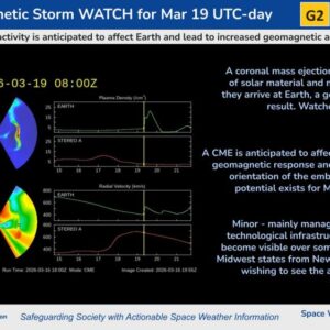 Uma poderosa tempestade geomagnética pode desencadear a aurora boreal até o sul de Illinois em 19 de março