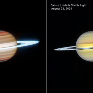 Webb e Hubble capturam novas vistas de Saturno