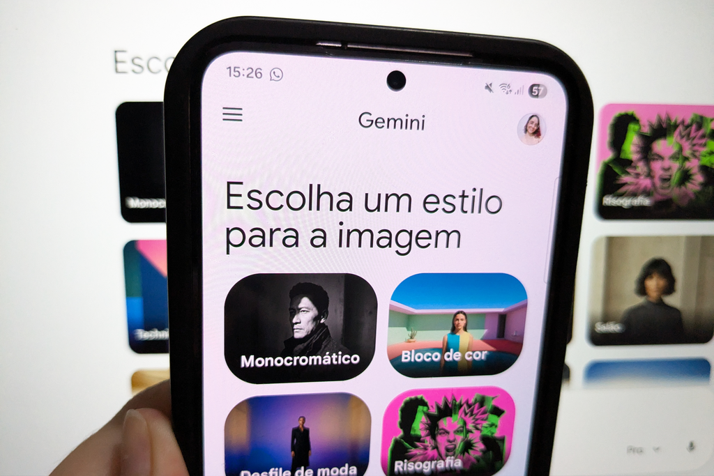 Geração de imagens no Gemini