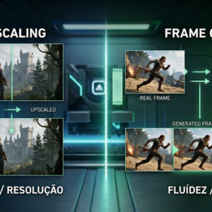 Frame generation não é o mesmo que upscaling: entenda a diferença