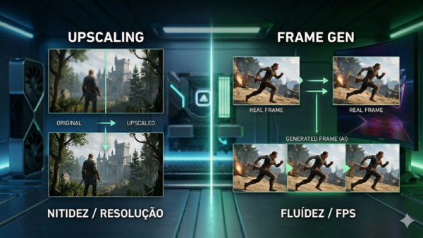 Frame generation não é o mesmo que upscaling: entenda a diferença