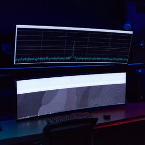 A Deep Space Network adquire sinal Artemis II