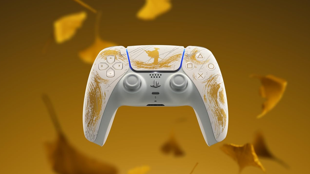 Imagem do DualSense de Ghost of Yotei