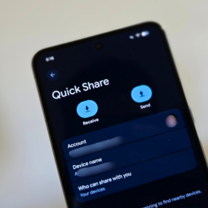 Como usar o Quick Share para enviar arquivos para Android e iPhone