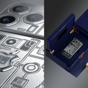 iPhone 17 Pro de colecionador com pedaço do 1º iPhone na carcaça custa R$ 54.000