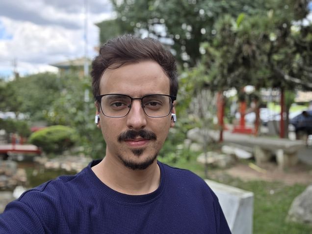 C&acirc;mera frontal / Modo retrato - Galaxy S25 Ultra