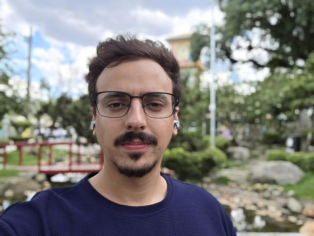 C&acirc;mera frontal / Modo retrato - Galaxy S25 Ultra