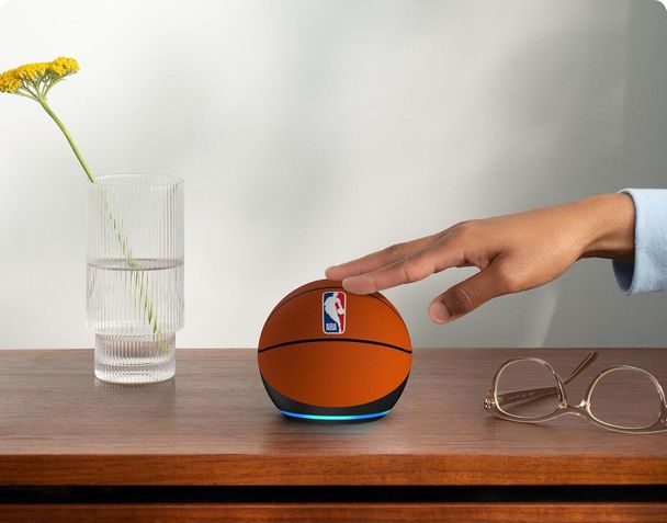 Amazon Echo Dot edi&ccedil;&atilde;o NBA