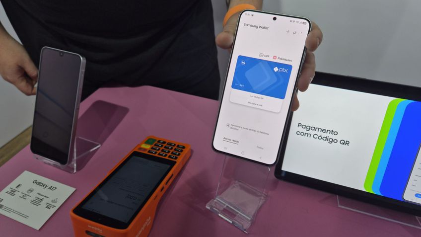 Pix por aproxima&ccedil;&atilde;o Samsung