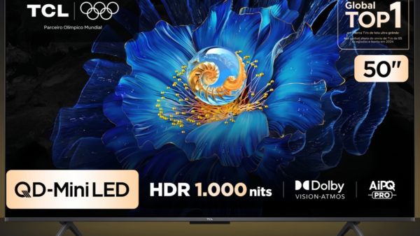 Magalu faz oferta e Smart TV TCL C6KS 50" sai por menos de R$ 2.400 com cupom