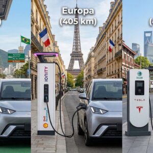 Por que carros elétricos no Brasil têm menor autonomia?