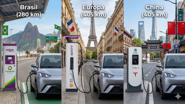 Por que carros elétricos no Brasil têm menor autonomia?