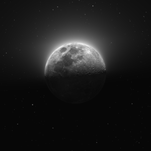 A lua como você raramente a vê - como um fotógrafo capturou a noite e o dia na lua crescente