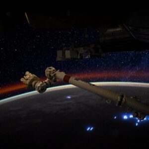 Astronautas fotografam a chuva de meteoros Lyrid da ISS, foto do dia de 21 de abril de 2026