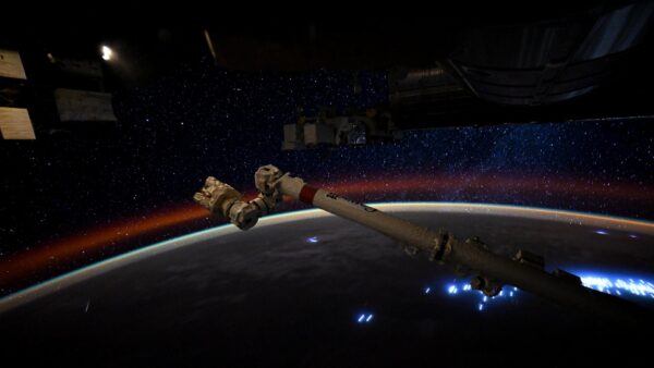 Astronautas fotografam a chuva de meteoros Lyrid da ISS, foto do dia de 21 de abril de 2026