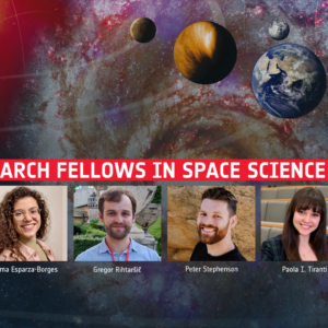 Bolsistas de pesquisa em ciências espaciais 2026