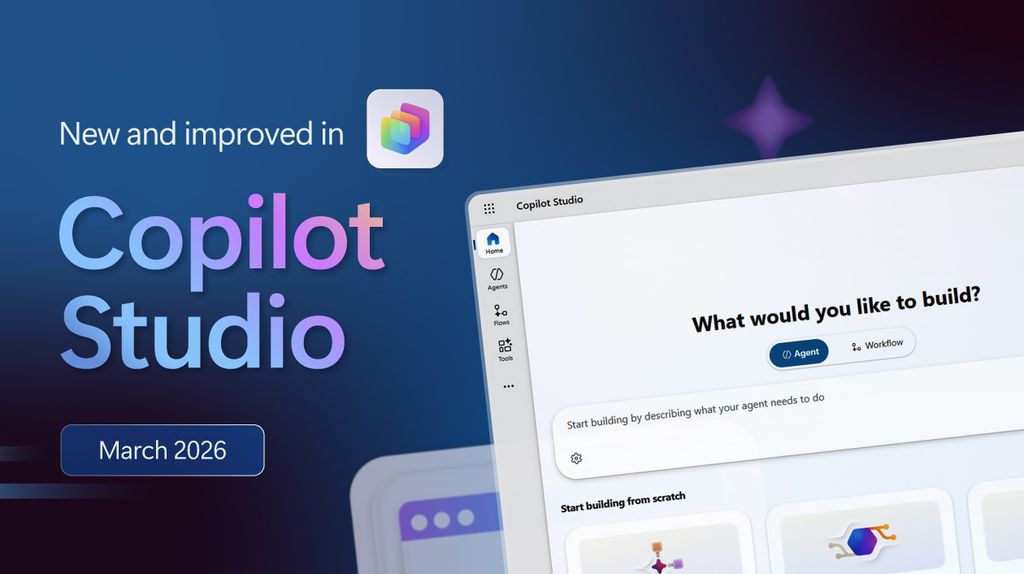 Imagem de divulgação das novidades do Copilot Studio