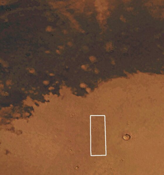 ESA - Cinzas rastejam por Marte